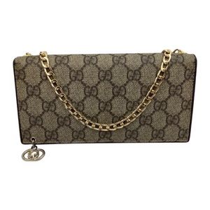 Gucci wallet with chain